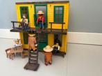Playmobil Western Huis Geel - 2 Verdiepingen, Ophalen, Gebruikt, Complete set