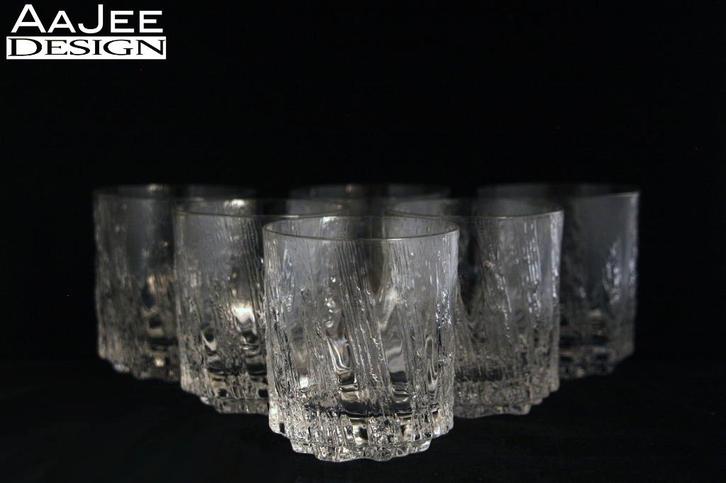 Iittala Finland - Kuura - Whisky thumbler - Tapio Wirkkala, Verzamelen, Glas en Borrelglaasjes, Zo goed als nieuw, Overige typen