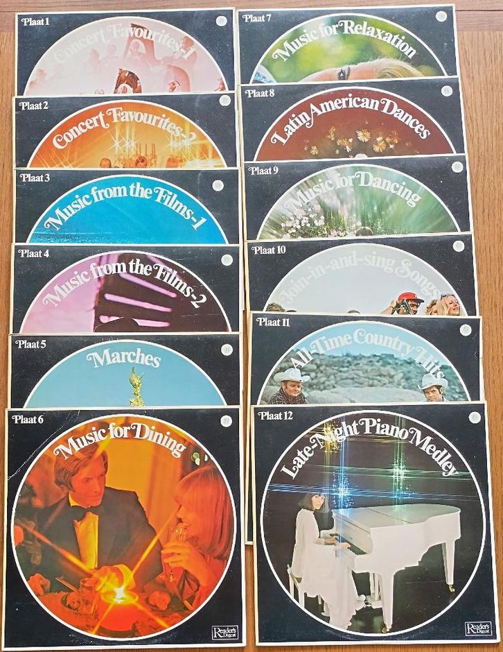 Boxset 12 LPs Popular Music That Will Live Forever (RD 1973), Cd's en Dvd's, Vinyl | Verzamelalbums, Zo goed als nieuw, Pop, 12 inch