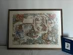 Geborduurd schilderij Peter Konijn, ingelijst, Antiek en Kunst, Kunst | Etsen en Gravures, Ophalen of Verzenden