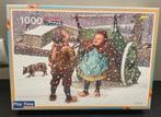 Ot en Sien puzzel winter kerst 1000 stukjes NIEUW in folie, Hobby en Vrije tijd, Denksport en Puzzels, Ophalen of Verzenden, 500 t/m 1500 stukjes