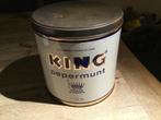 King Pepermunt Blik, Verzamelen, Blikken, Ophalen of Verzenden, Gebruikt, Overige, Overige merken