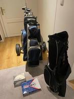 Golftas  met wagentje en 13 clubs Skymax sport, Sport en Fitness, Golf, Ophalen, Zo goed als nieuw, Tas, Overige merken