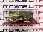 Fiat 131 Mirafiori Abarth Rally Catalunya blauw-geel 1:43, Ophalen of Verzenden, Nieuw, Auto, Overige merken