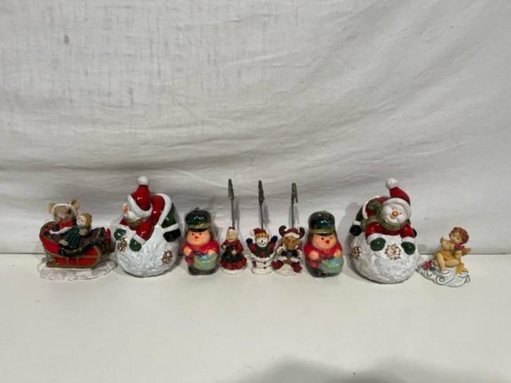 9 mooie poppetjes voor de kerst *, Diversen, Kerst, Nieuw, Ophalen of Verzenden