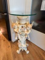 Ophalen: Glazen Engelen Tafeltje Barok Stijl Kerst Decoratie, Antiek en Kunst, Ophalen
