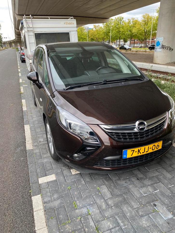 Opel Zafira 1.4T 103KW 2013 Bruin, Auto's, Opel, Particulier, Zafira, ABS, Adaptive Cruise Control, Airbags, Airconditioning, Bluetooth
