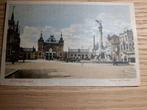 ansicht den bosch - hertogenbosch station met fontein 1919, Verzenden, Voor 1920, Gelopen, Noord-Brabant