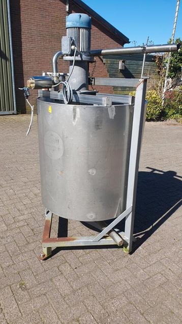 Rvs tank ton vat  beschikbaar voor biedingen