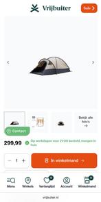 Tent Chestnut 230 TC van Redwood zo goed als nieuw, Caravans en Kamperen, Ophalen, Zo goed als nieuw, Tot en met 3