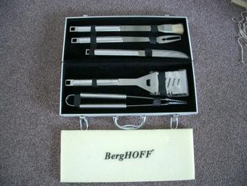 barbecueset  berghoff metaal mes lepel pincet eten sfeer beschikbaar voor biedingen