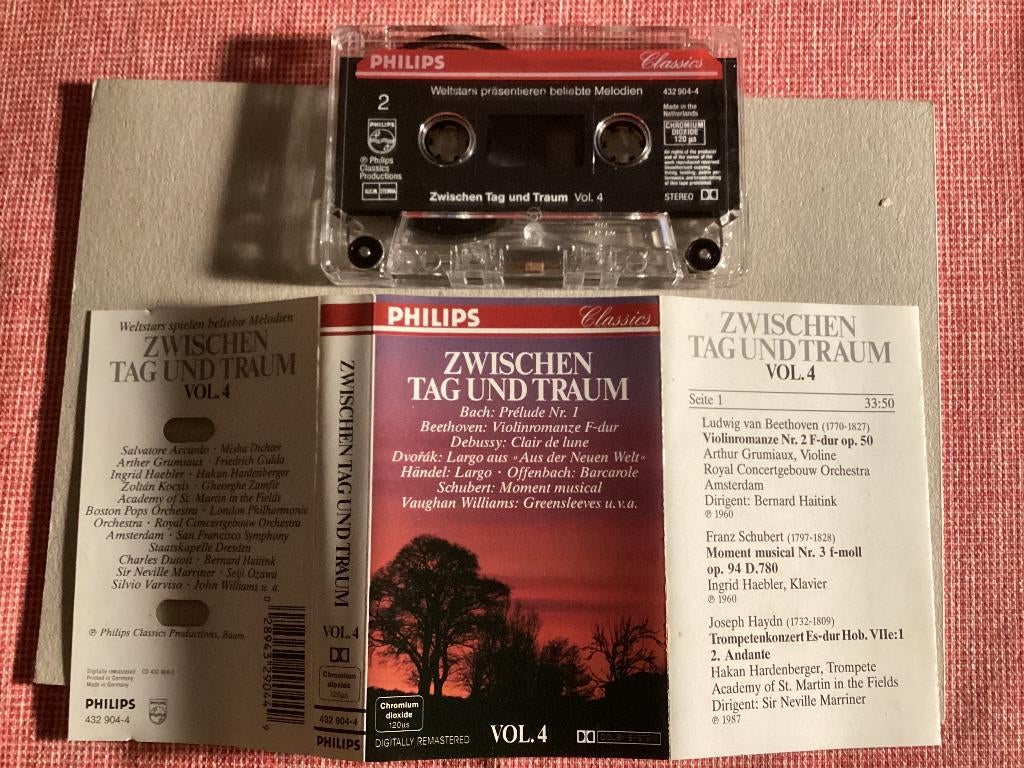 Zwichen Tag und Traum vol 4 klassiek MC, Gebruikt, Klassiek, 1 bandje, Ophalen of Verzenden