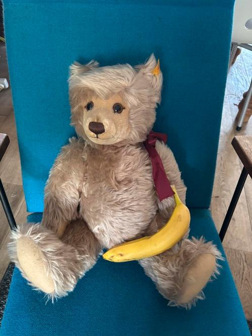 Steiff Teddybeer Classic 1909 - 55 cm, Verzamelen, Beren en Cherished Teddies, Zo goed als nieuw, Stoffen beer, Steiff, Ophalen of Verzenden