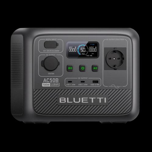 700W Powerstation BLUETTI AC50B 448Wh OFFGRID Thuisbatterij, Caravans en Kamperen, Kampeeraccessoires, Nieuw, Ophalen of Verzenden