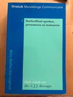 Drieluik Mondelinge Communicatie - Korswagen, Ophalen of Verzenden, Alpha, Gelezen, HBO