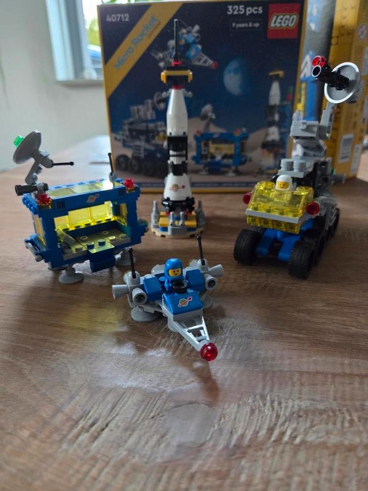 40712 Micro Rocket en 40786 Micro Command Centre, Kinderen en Baby's, Speelgoed | Duplo en Lego, Zo goed als nieuw, Ophalen of Verzenden
