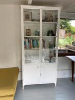 Apothekerskast wit zeer goede staat, Huis en Inrichting, Kasten | Vitrinekasten, Ophalen, Met deur(en), 200 cm of meer, 50 tot 100 cm