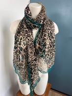 Almaplena leopard luipaard sjaal dun turquoise beige, Kleding | Dames, Mutsen, Sjaals en Handschoenen, Ophalen of Verzenden, Zo goed als nieuw