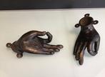 Bronzen boedhahanden, Huis en Inrichting, Woonaccessoires | Wanddecoraties, Ophalen of Verzenden, Zo goed als nieuw