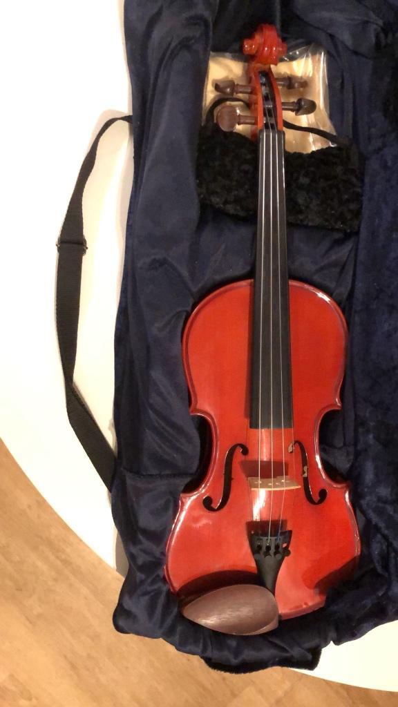 Viool, Muziek en Instrumenten, Strijkinstrumenten | Violen en Altviolen, Gebruikt, Viool, 4/4-viool, Met koffer, Ophalen of Verzenden