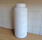 Scheurich 289-41 Foligno vintage vaas mat wit West-Germany, Gebruikt, Wit, Aardewerk of Porselein, Ophalen of Verzenden
