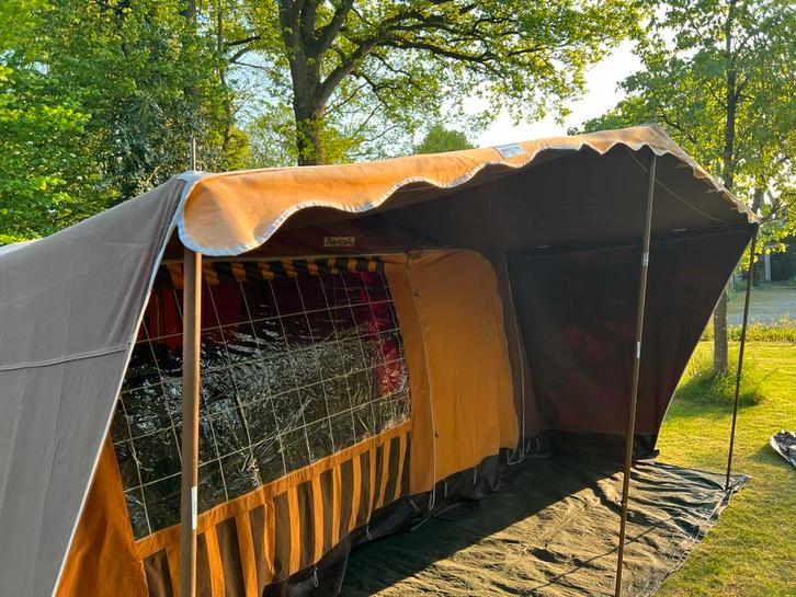 8 persoons Scout Routier II vouwwagen 1979 - Vintage charme!, Caravans en Kamperen, Vouwwagens, Overige merken, meer dan 6, Meerkleurig