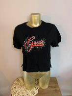 Guess Dames Shirt - Maat S, Kleding | Dames, Zwart, Ophalen of Verzenden, Zo goed als nieuw, Korte mouw