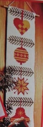 Borduurpatroon  Kerst hanger  nr 9499 do, Verzenden, Nieuw, Handborduren, Patroon