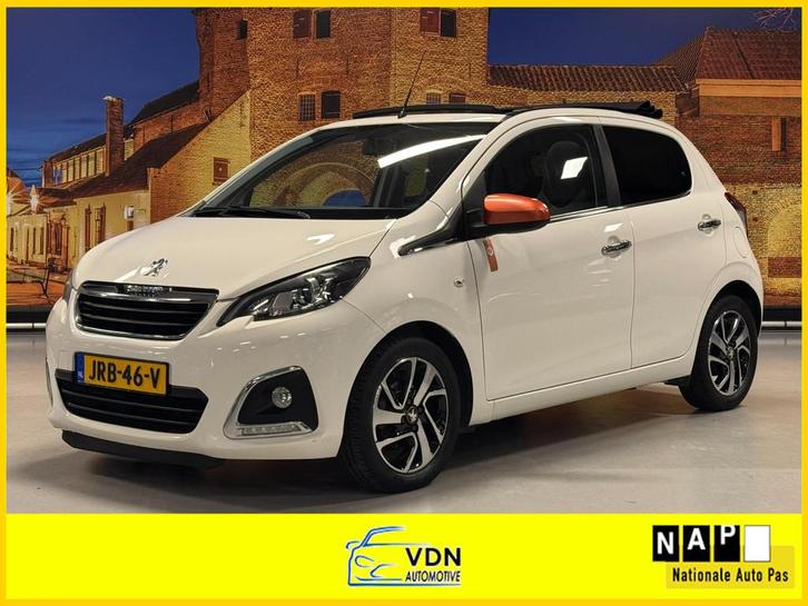 Peugeot 108 1.2 Puretech Cabriotop Roland Garros Camera Airc, Auto's, Peugeot, Bedrijf, Te koop, ABS, Achteruitrijcamera, Airbags