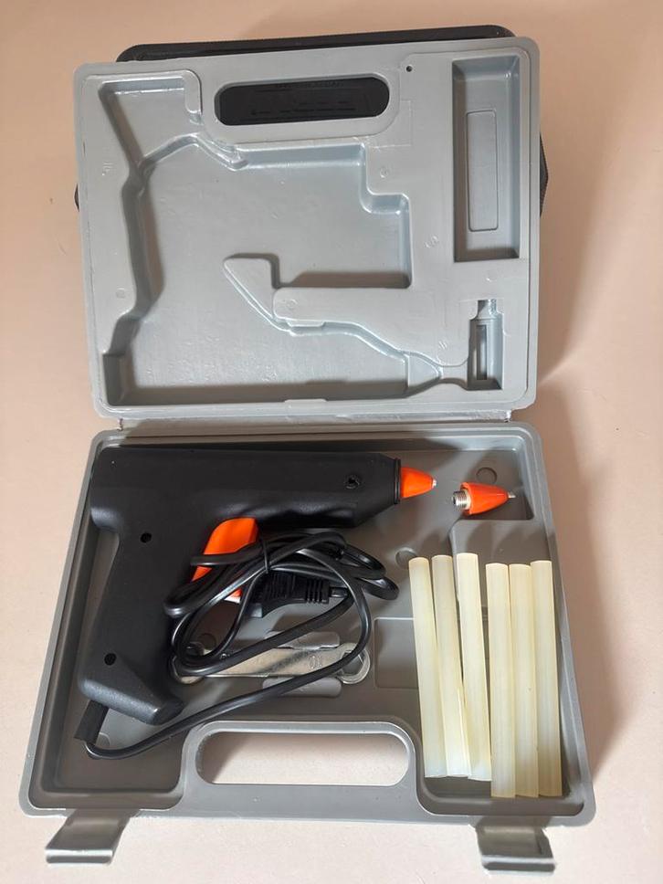 Elektrisch Lijmpistool Set - Nieuw in Koffer, Doe-het-zelf en Verbouw, Gereedschap | Handgereedschap, Nieuw, Ophalen