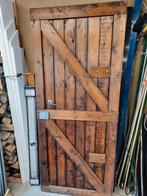 Deur tuindeur poortdeur schuurdeur, 80 tot 100 cm, Gebruikt, Buitendeur, Ophalen