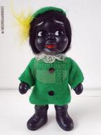 Authentieke vintage etalage zwarte Piet pop - 20cm, groen, Diversen, Sinterklaas, Verzenden, Zo goed als nieuw