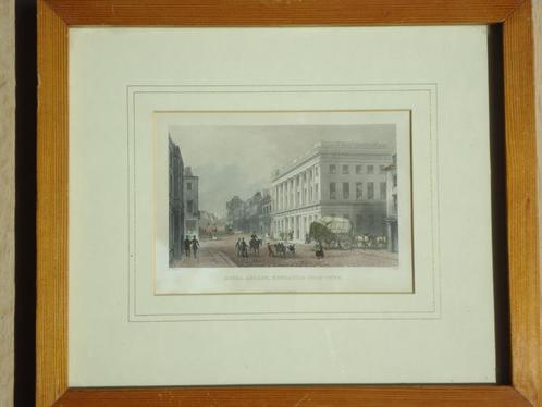 Newcastle-Upon-Tyne, Royal Arcade, 1832 "Royal Arcade, Newca, Antiek en Kunst, Kunst | Etsen en Gravures, Ophalen of Verzenden