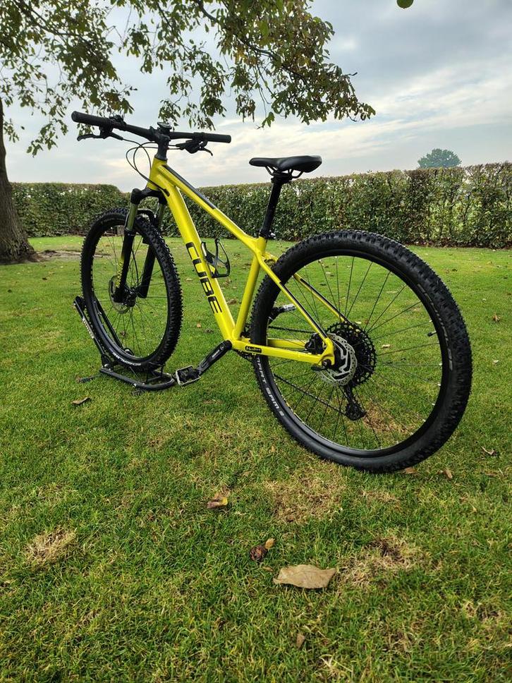 Mooie gele cube analog mountainbike, Fietsen en Brommers, Fietsen | Mountainbikes en ATB, Zo goed als nieuw, Overige merken, Minder dan 45 cm