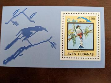 CUBA 1983; BLOK VOGEL LEES beschikbaar voor biedingen