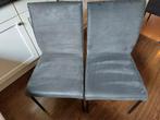 2 mooie eettafel stoelen., Ophalen of Verzenden, Zo goed als nieuw, Grijs, Vier