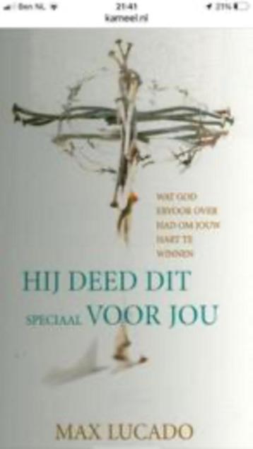 Hij deed dit speciaal voor jou••. Max Lucado   beschikbaar voor biedingen