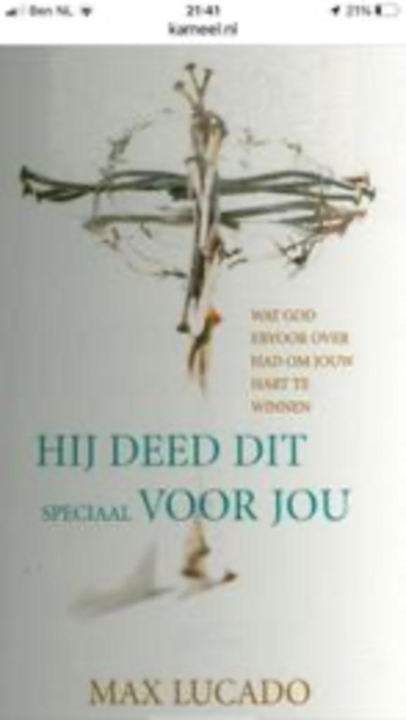 Hij deed dit speciaal voor jou••. Max Lucado, Boeken, Godsdienst en Theologie, Nieuw, Christendom | Katholiek, Christendom | Protestants
