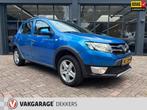 Dacia Sandero 0.9 TCe Stepway Lauréate, Auto's, Dacia, Voorwielaandrijving, Gebruikt, Parkeersensor, Blauw