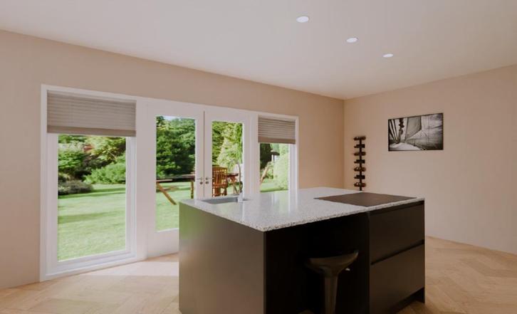 Showroom Keuken, Huis en Inrichting, Keuken | Complete keukens, Zo goed als nieuw, Overige typen, Grijs, Composiet, Greeploos