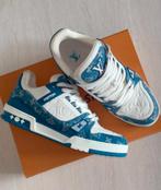 Supermooie wit /blauwe Louis Vuitton Trainers Denim Men Shoe, Ophalen of Verzenden, Zo goed als nieuw, Blauw, Louis Vuitton