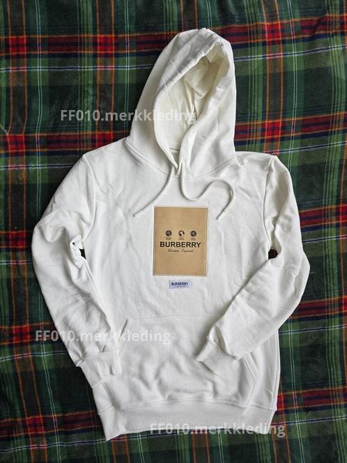 hoodie , trui bur****y maat S, M, L en XL, Kleding | Heren, Truien en Vesten, Nieuw, Overige maten, Wit, Ophalen