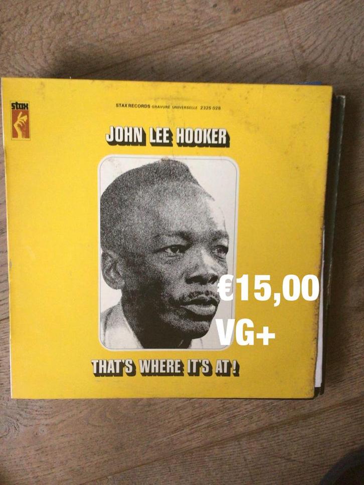 John Lee Hooker- that’s where it’s at, Cd's en Dvd's, Vinyl | Jazz en Blues, Gebruikt, Blues, 1940 tot 1960, Overige formaten