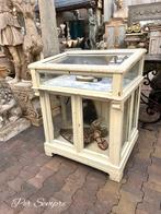 Antieke Zeldzame Vitrine Display Kast, Antiek en Kunst, Ophalen