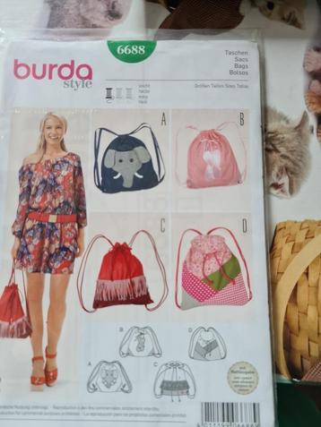 Burda Style patroon 6688 Rugzakken