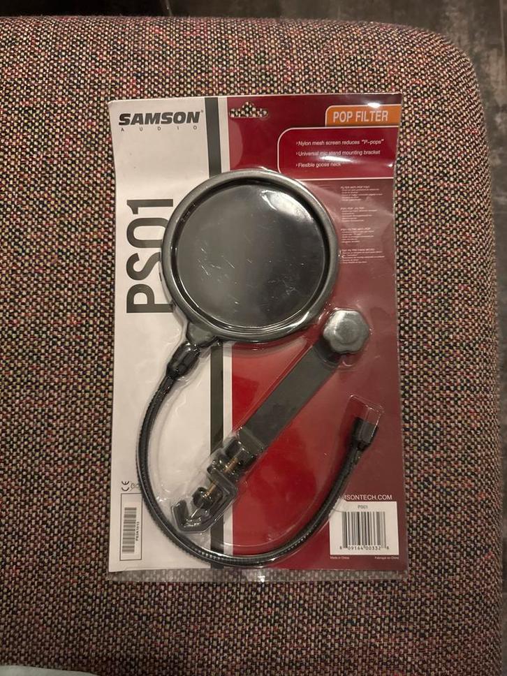Samson Pop Filter - Nieuw in verpakking!, Muziek en Instrumenten, Microfoons, Nieuw, Studiomicrofoon, Ophalen of Verzenden