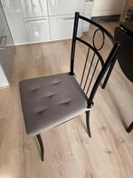 Uitklaptafel met 4 stoelen + kussens, Huis en Inrichting, Tafels | Eettafels, Ophalen, Gebruikt