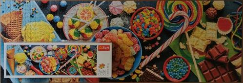 Trefl Panorama puzzel - Zoete lekkernijen, Hobby en Vrije tijd, Denksport en Puzzels, Zo goed als nieuw, Legpuzzel, 500 t/m 1500 stukjes