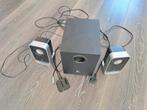 Logitec speaker LS 2.1, Computers en Software, Pc speakers, Ophalen of Verzenden, Gebruikt