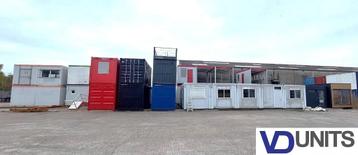 Nieuwe en 2dehands geïsoleerde units en zee containers beschikbaar voor biedingen